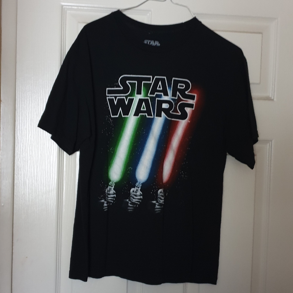 Kids Star wars lightsaber tshirt